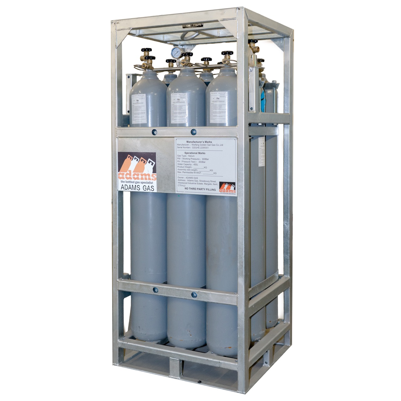 Compressed Air Manifold Pack – 9 Cylinders