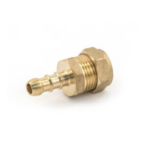 11325, Fulham Gas Hose Nozzle - 15mm Compression x 10mm