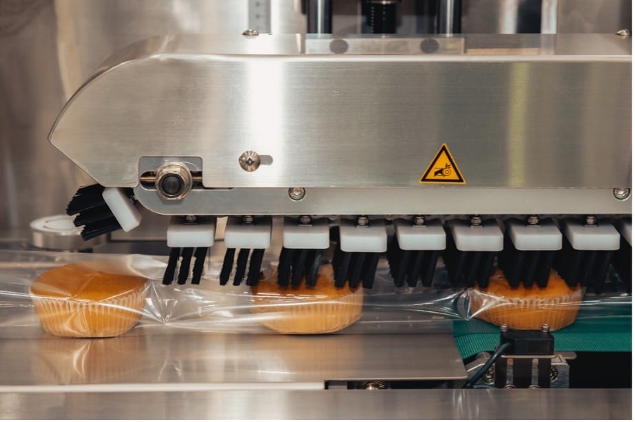 A machine with several cupcakes