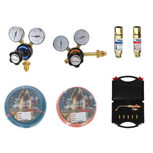 “Model 0 Kit – complete modular assembly set with components laid out for installation.”